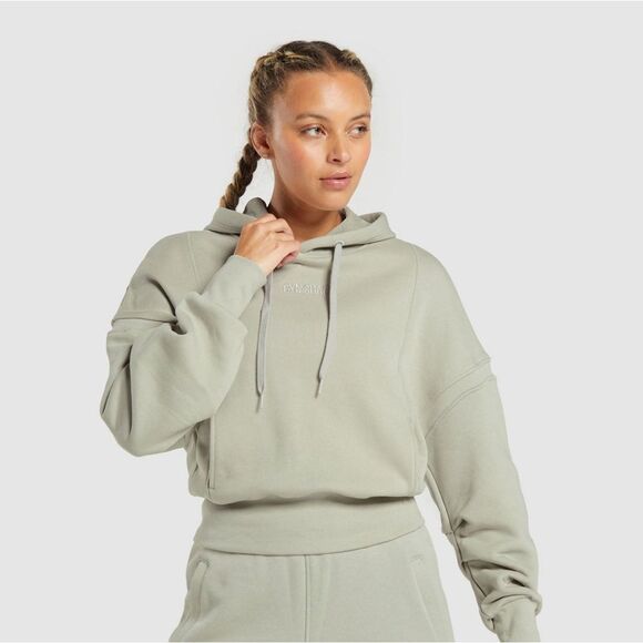 Gymshark Sage Green Hoodie - Picture 1 of 8